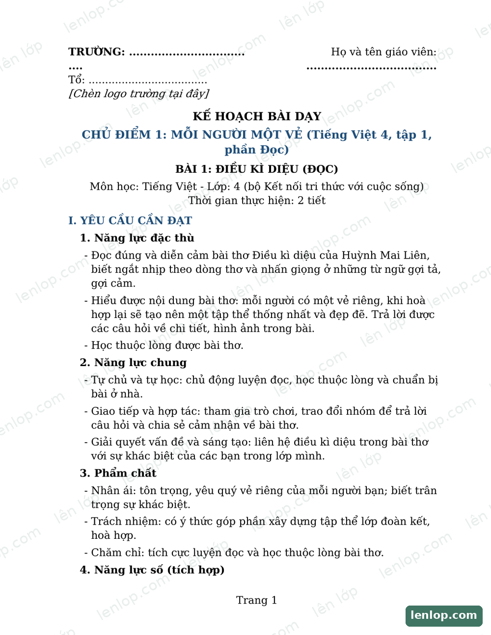 Xem trước Điều kì diệu