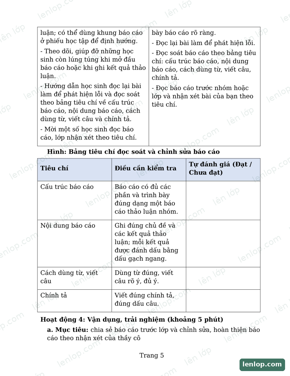 Bài 8: Đò ngang, Giáo án tích hợp AI, trang xem trước. Bản có dấu bản quyền lenlop.