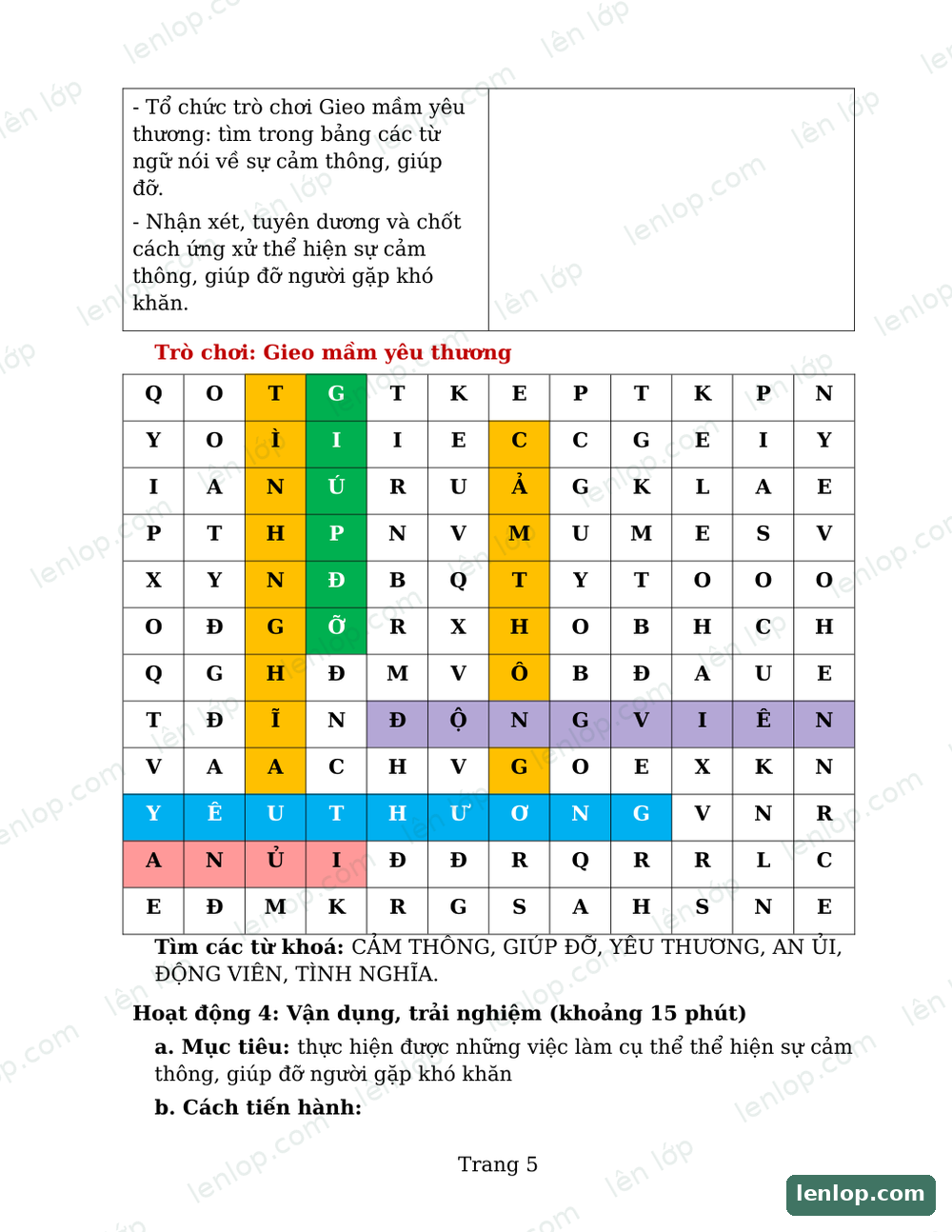 Bài 1: Biết ơn người lao động, Giáo án tích hợp AI, trang xem trước. Bản có dấu bản quyền lenlop.