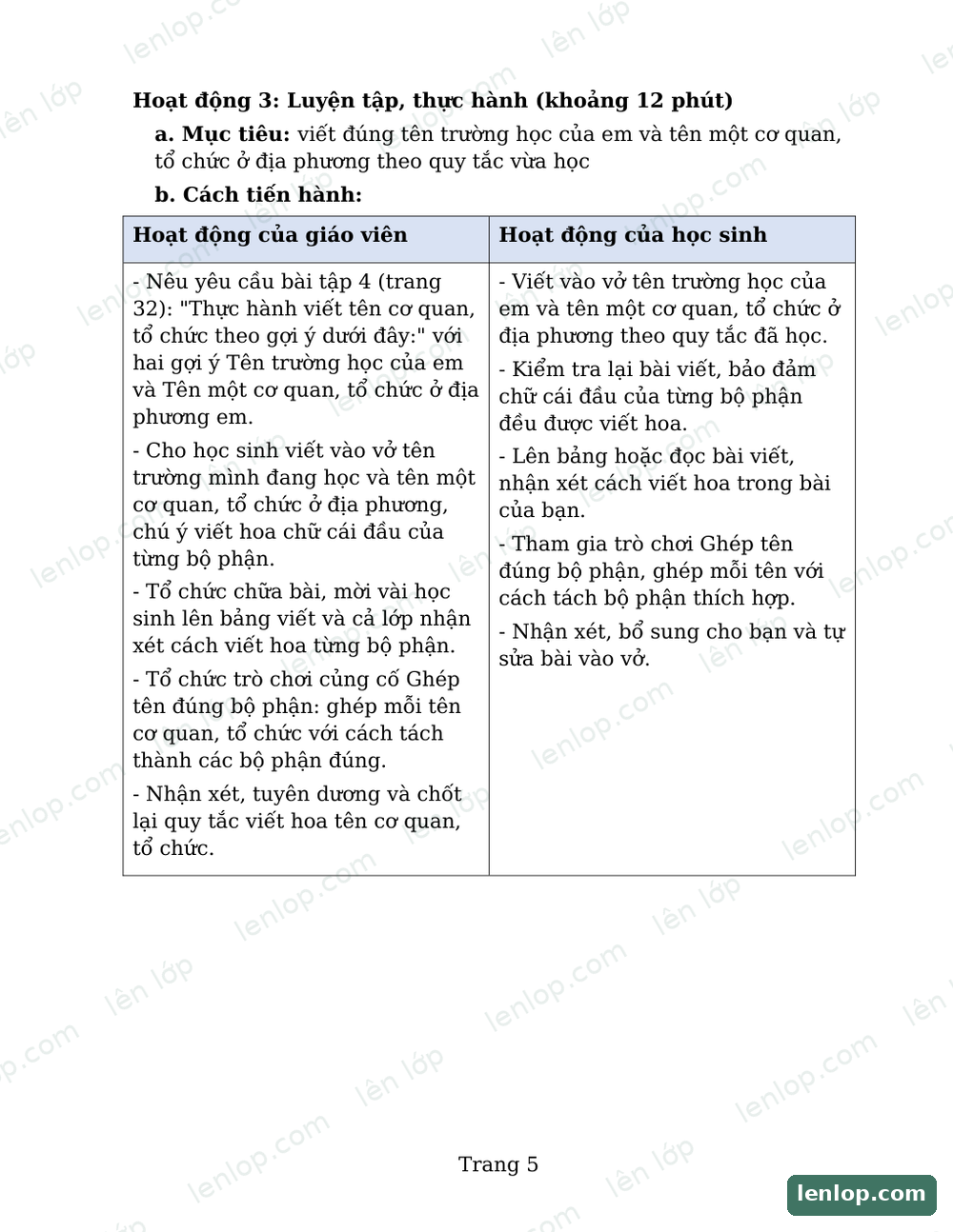 Bài 6: Tìm hiểu cách viết báo cáo thảo luận nhóm, Giáo án tích hợp AI, trang xem trước. Bản có dấu bản quyền lenlop.