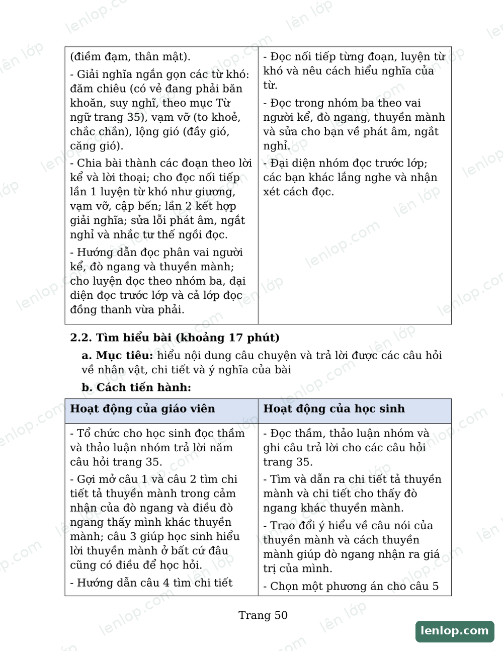 Điều kì diệu, Giáo án, trang xem trước. Bản có dấu bản quyền lenlop.
