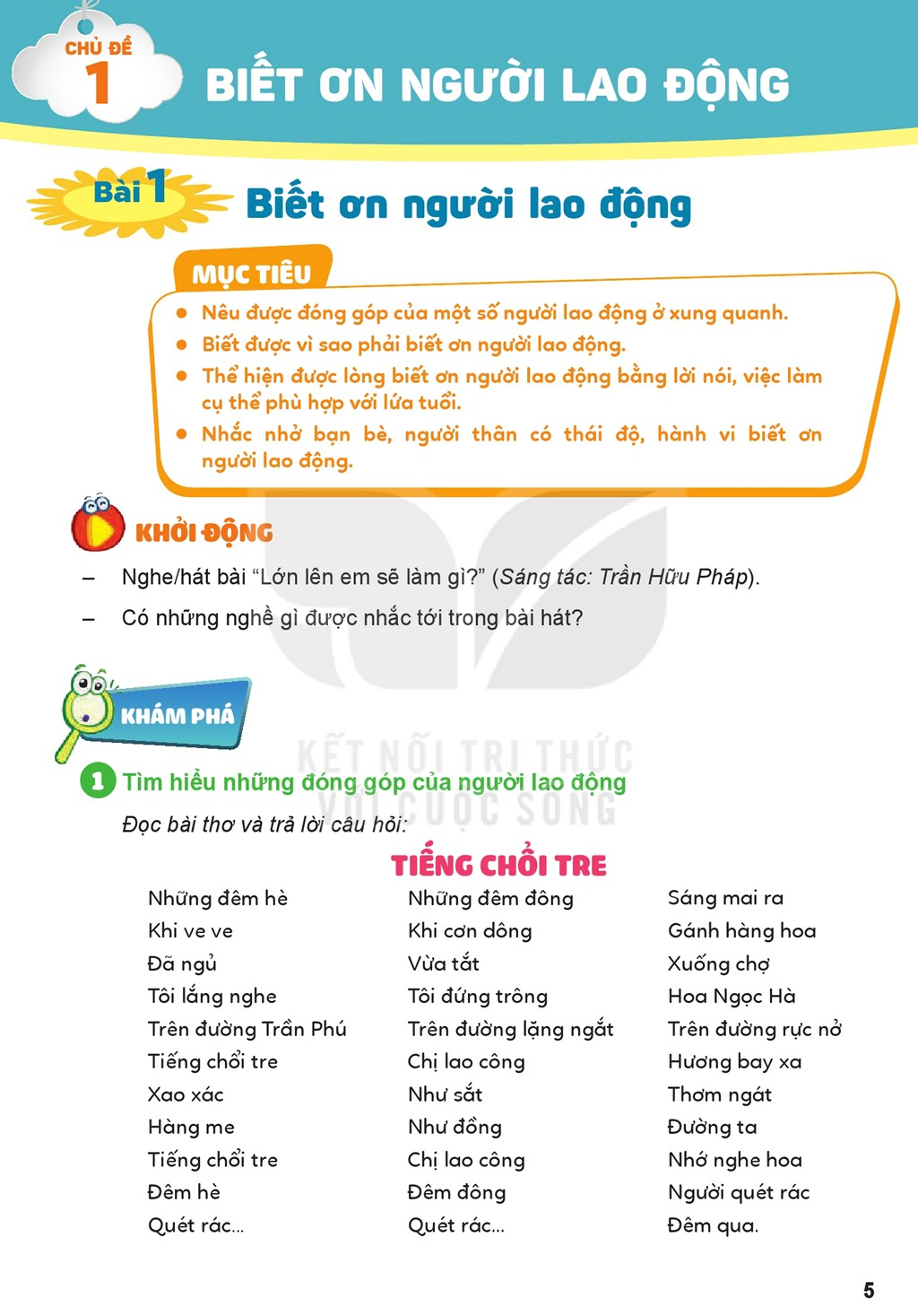 Xem trước Bài 1: Biết ơn người lao động