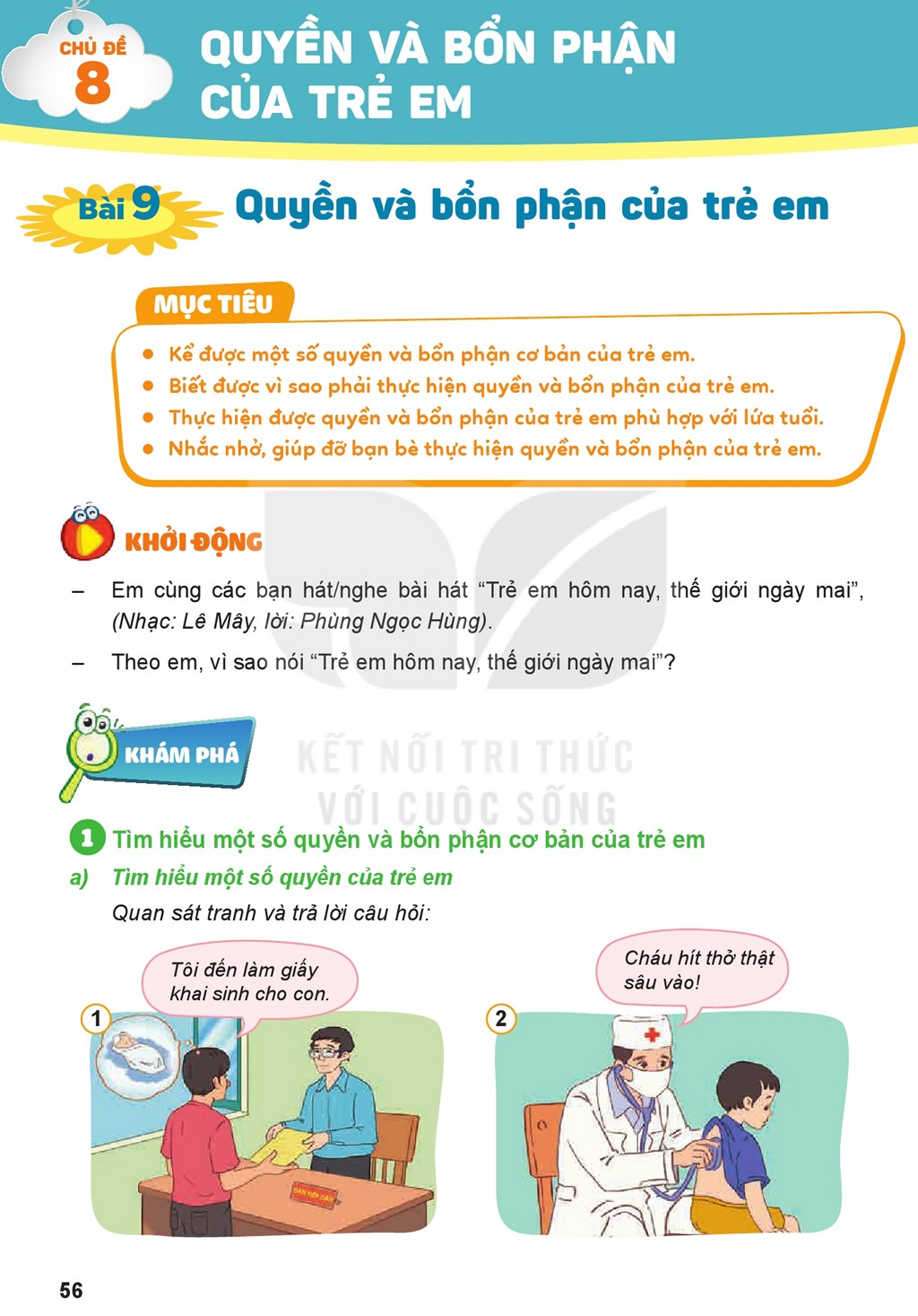 Xem trước Bài 9: Quyền và bổn phận của trẻ em