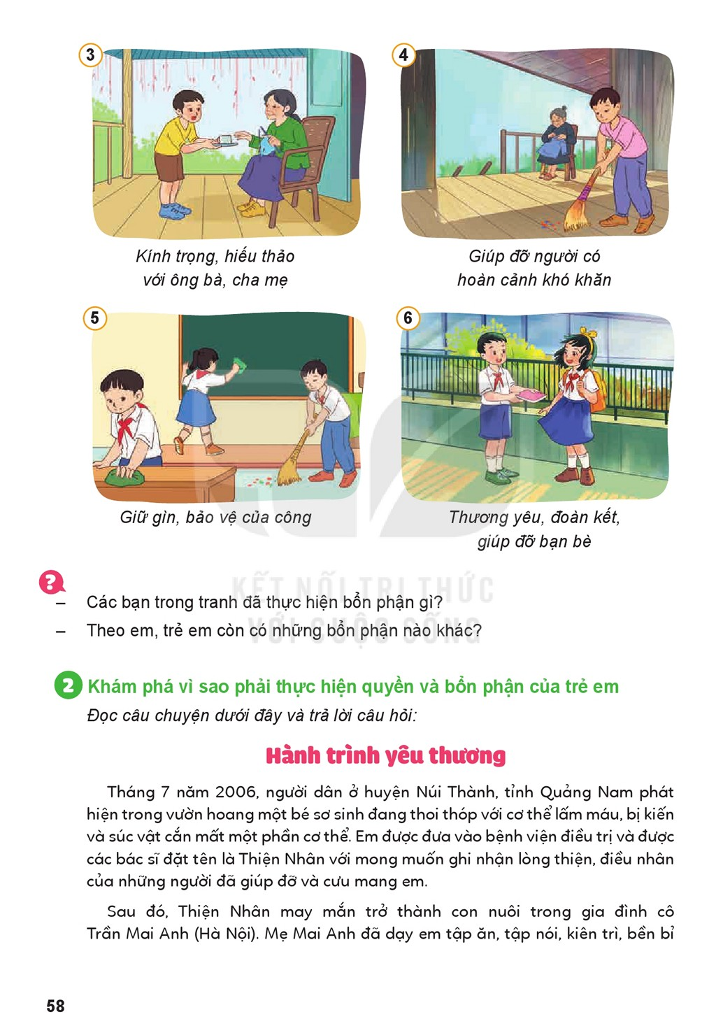 Trang sách giáo khoa 56-60