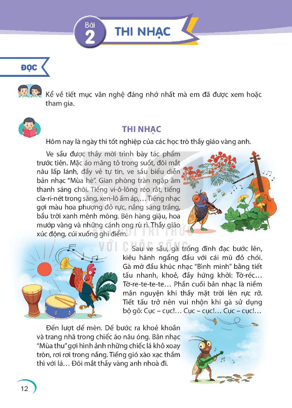 Xem trước Bài 2: Thi nhạc
