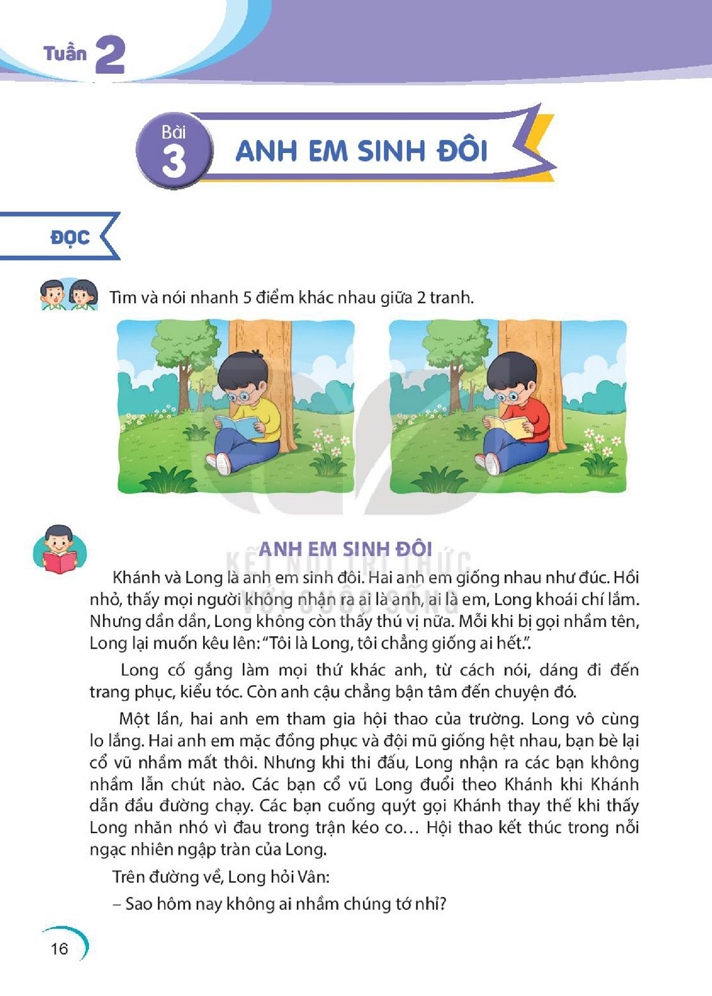 Trang sách giáo khoa 16