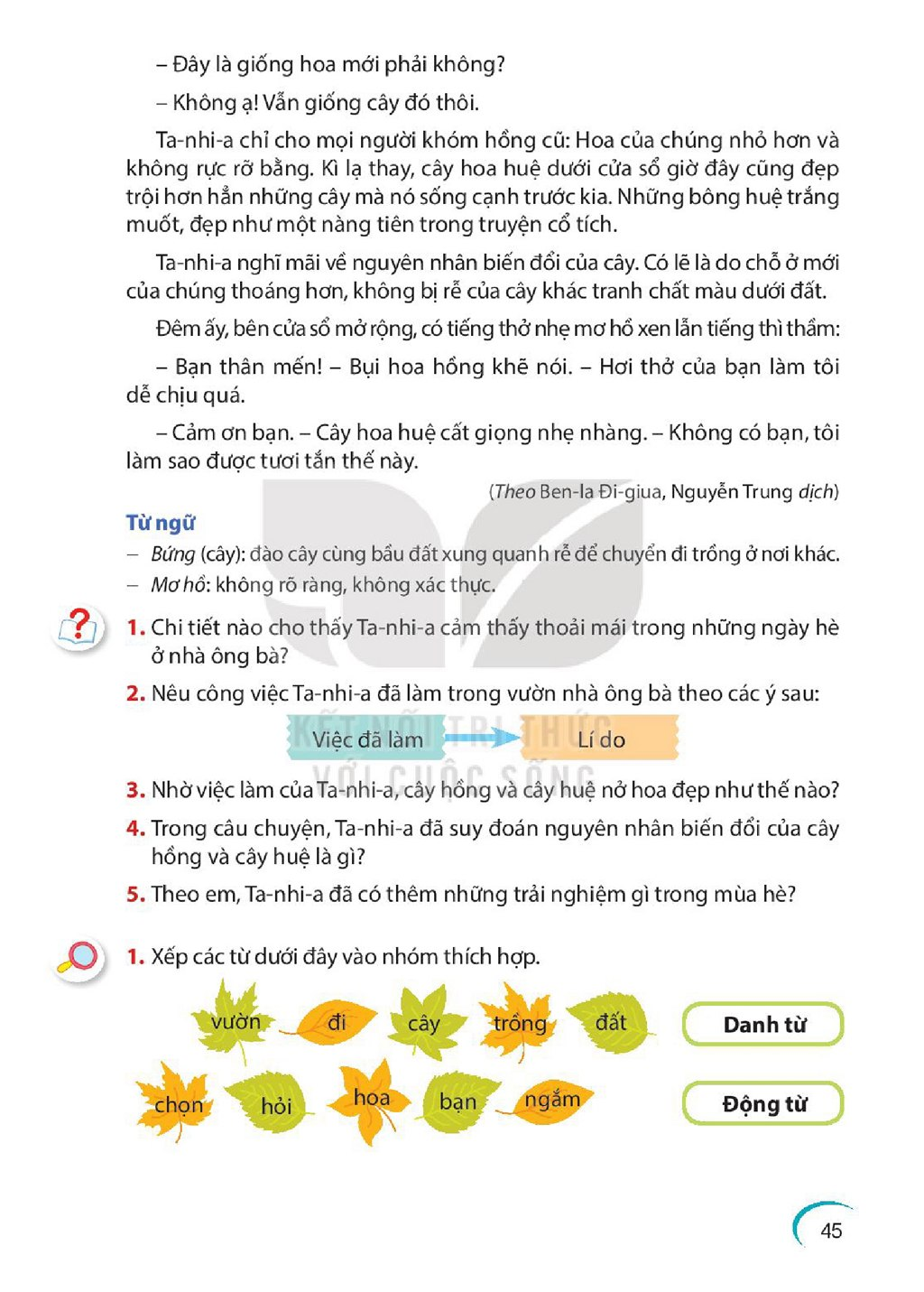 Trang sách giáo khoa 44-45