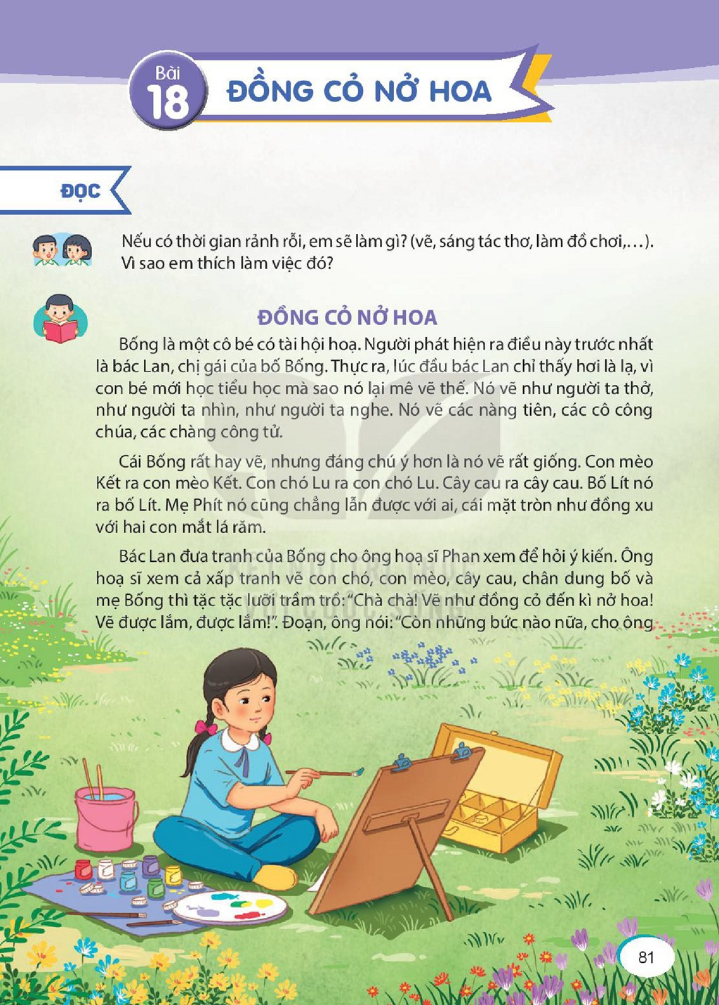 Xem trước Bài 18: Đồng cỏ nở hoa